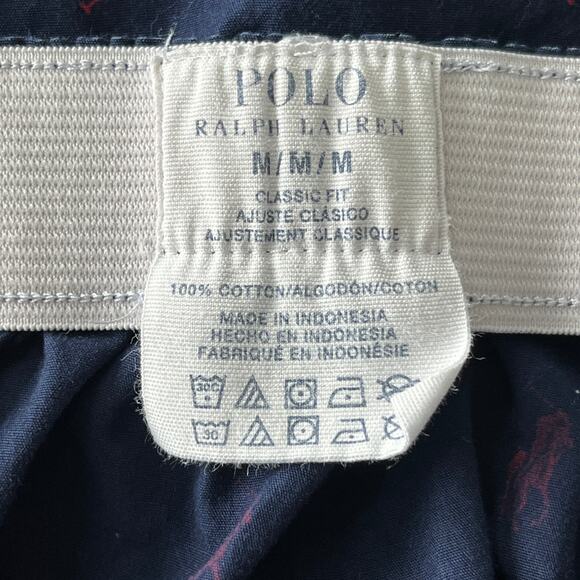 Polo by Ralph Lauren Navy and Red Boxer Shorts - Picture 3 of 3